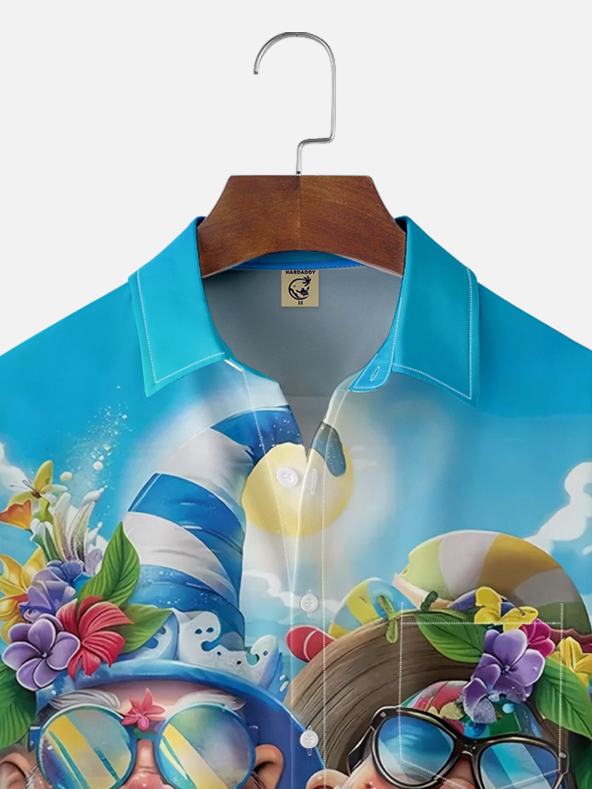 Moisture Wicking Hawaiian Beach Vacation Midget Chest Pocket Casual Shirt