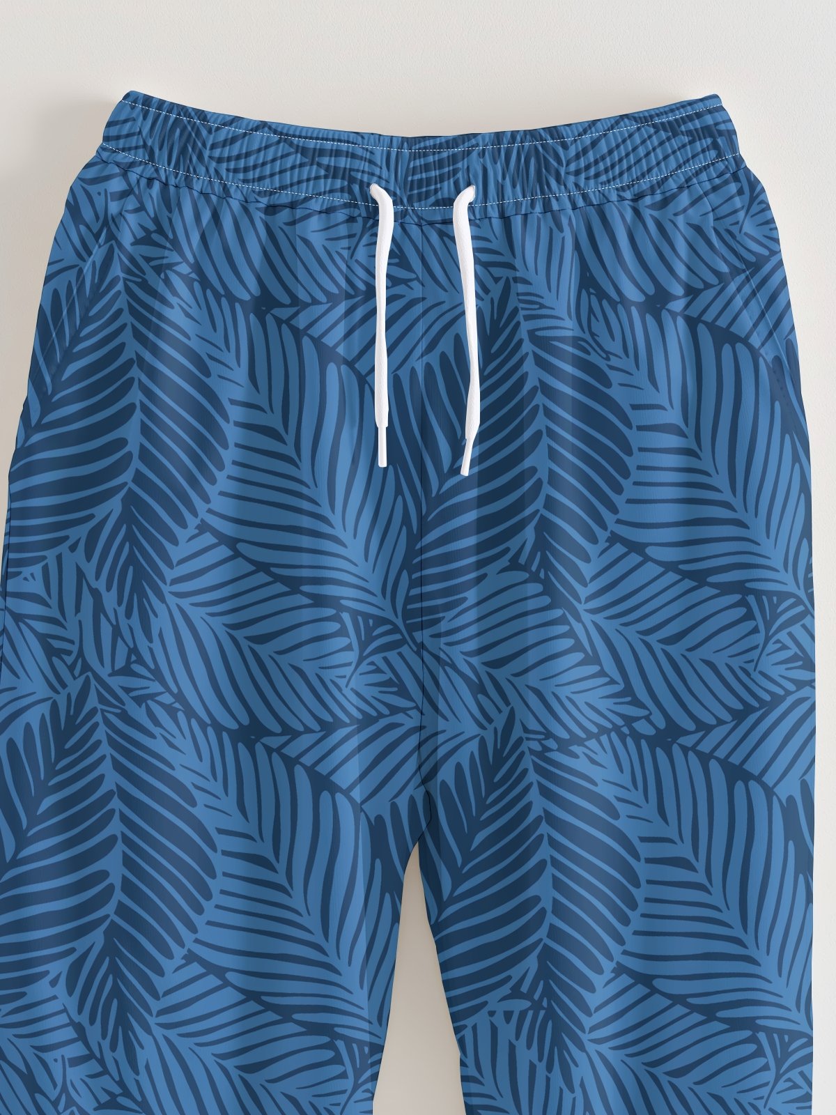 Moisture wicking Plant Leaf Pattern Casual Pants