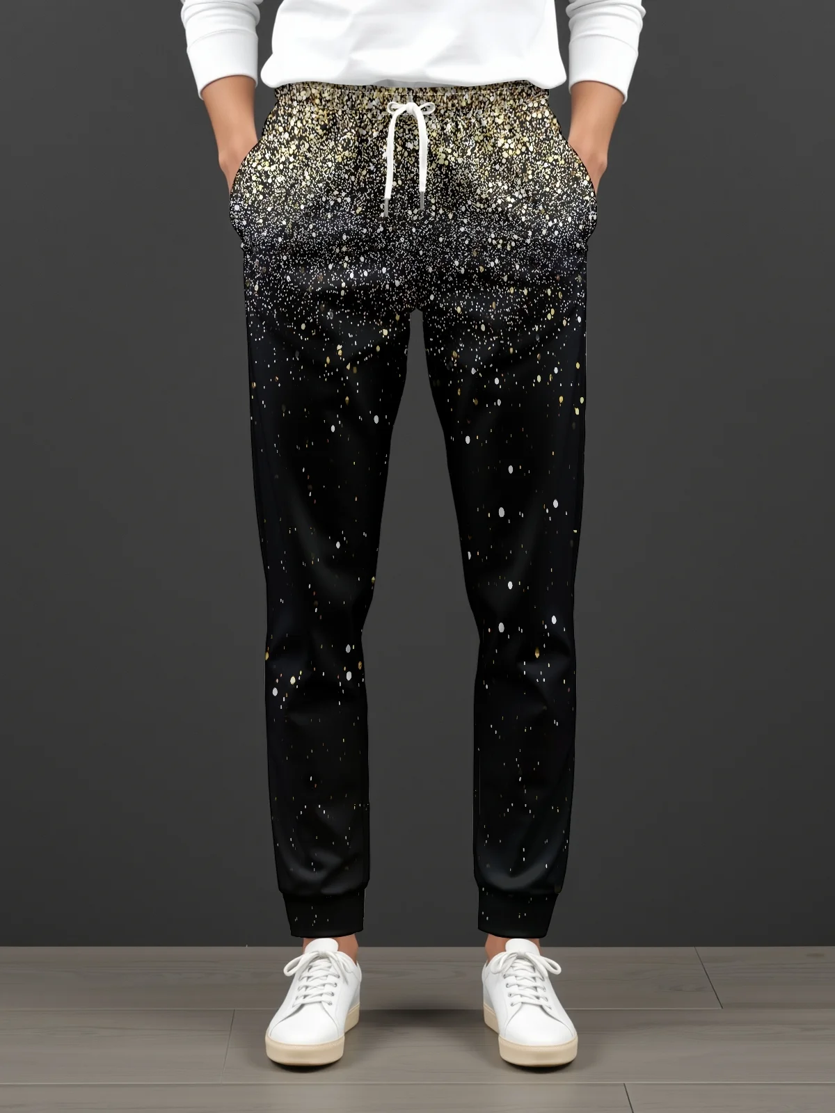 Moisture Wicking Gradient Star Casual Pants