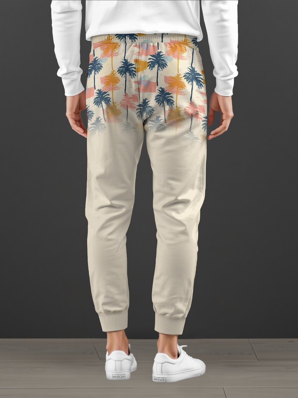 Moisture wicking Plants Coconut Tree Casual Pants