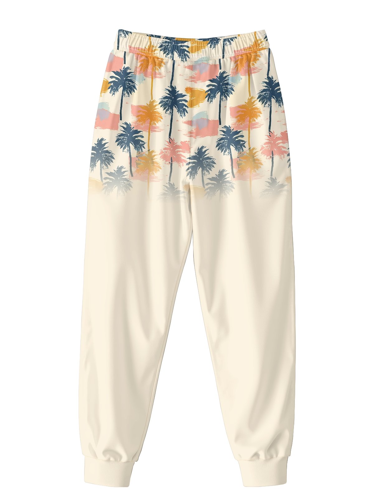 Moisture wicking Plants Coconut Tree Casual Pants