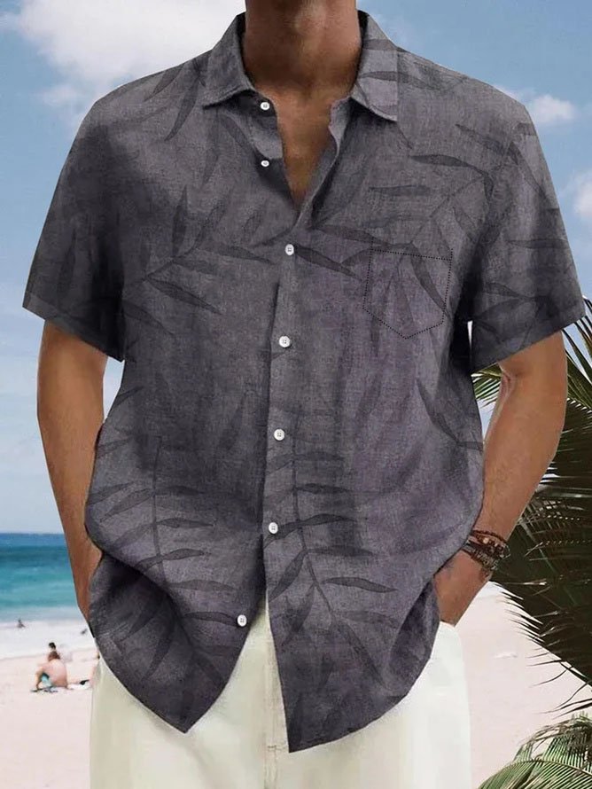 Hardaddy Leaf Short Sleeve Resort Shirt
