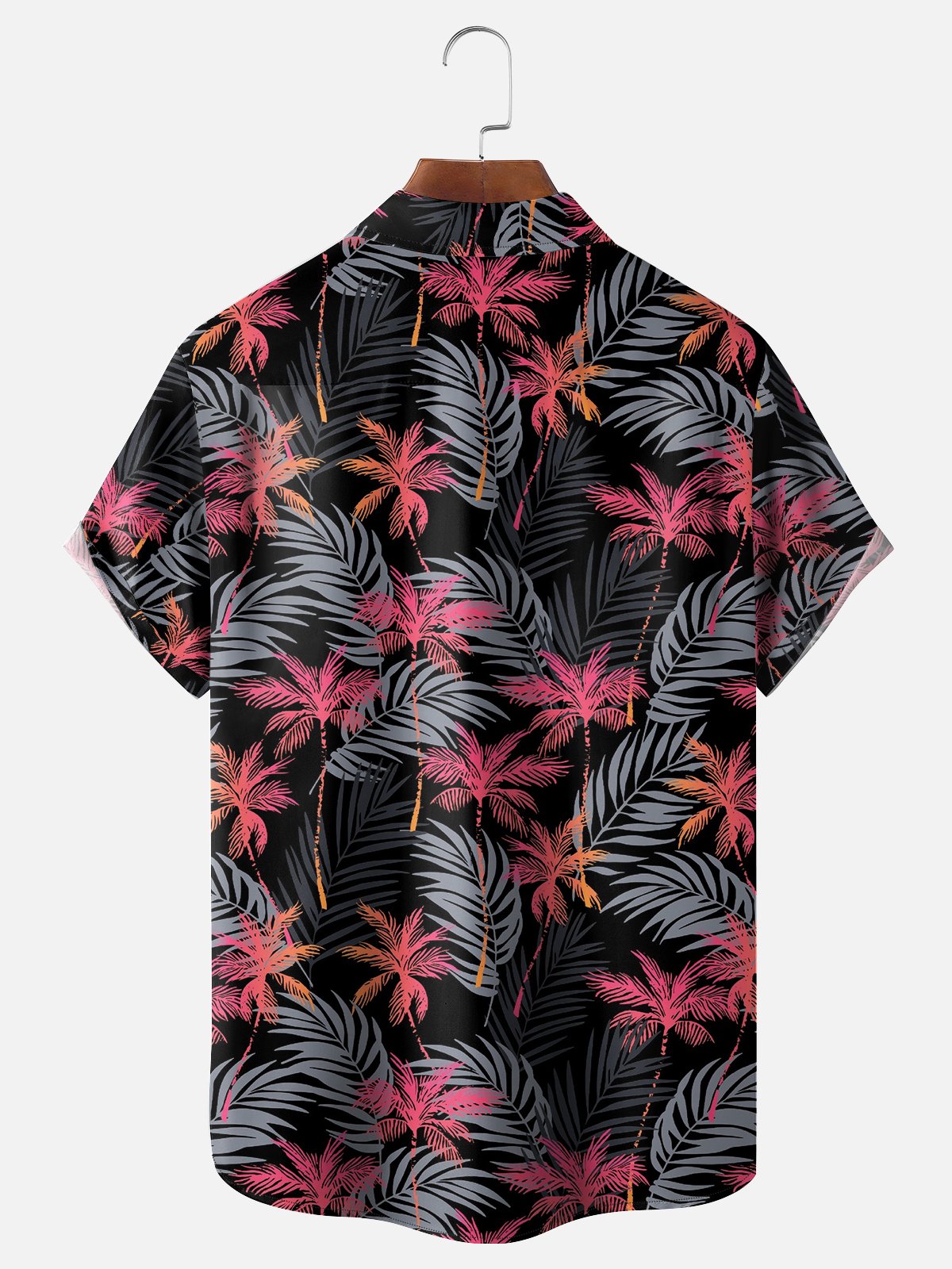 Moisture Wicking Hawaiian Botanicals Chest Pocket Casual Shirt