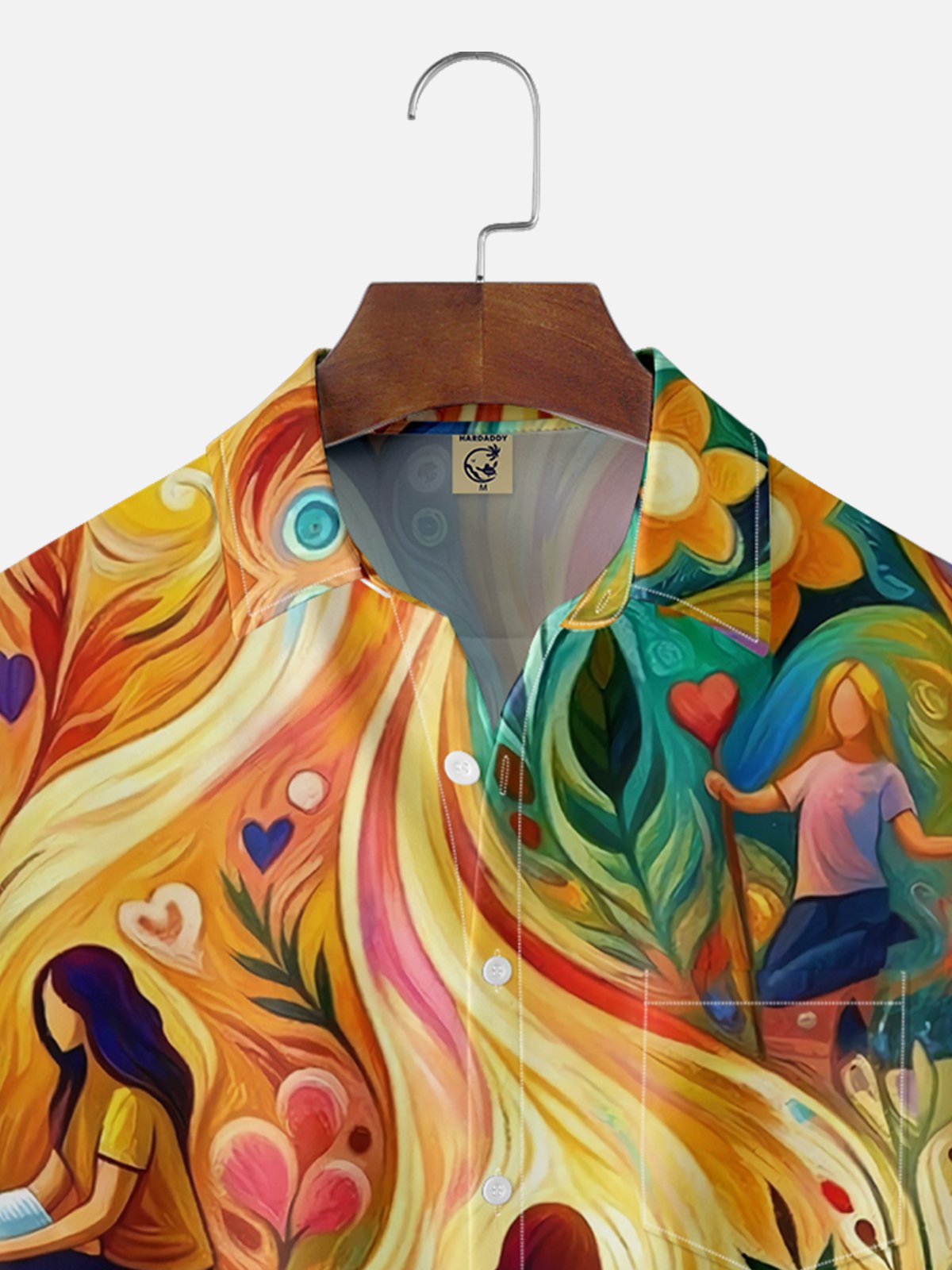 Moisture-wicking International Women's Day Art Chest Pocket Casual Shirt