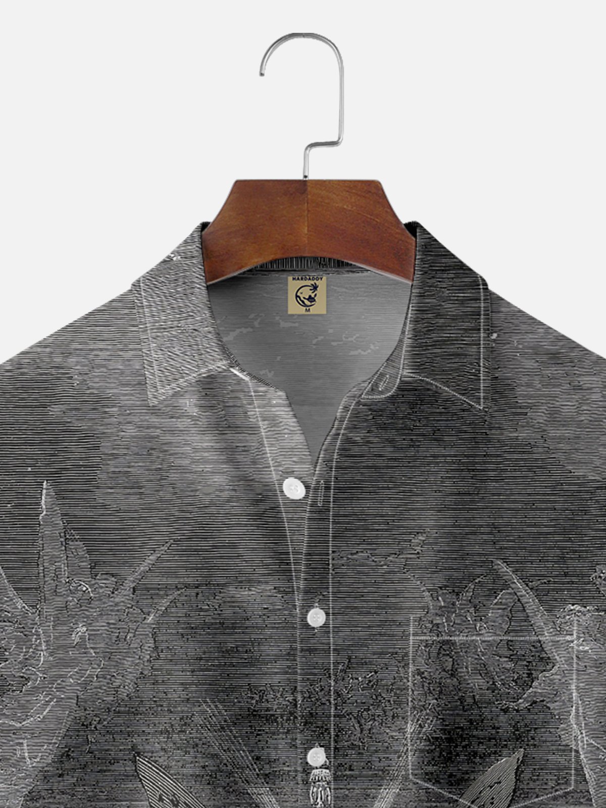 Moisture-wicking Art Painting Chest Pocket Casual Shirt