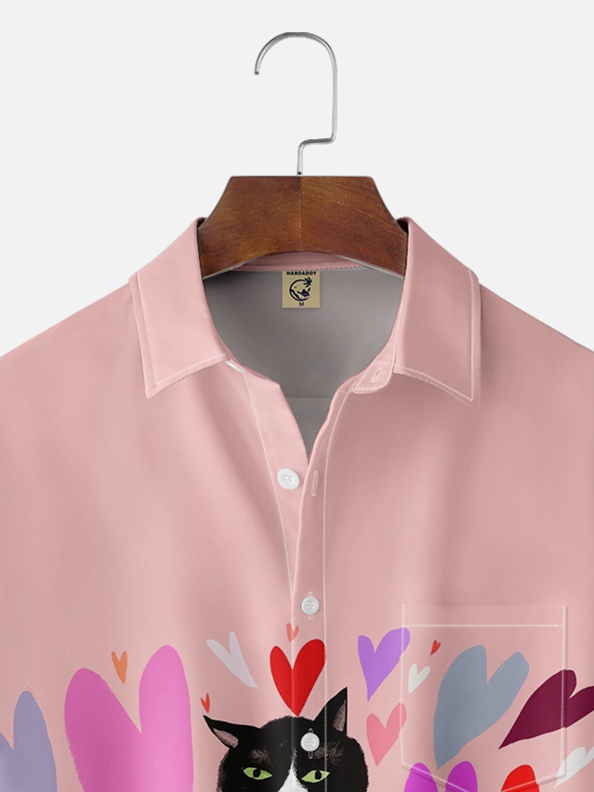 Moisture-wicking Art Chest Pocket Casual Shirt