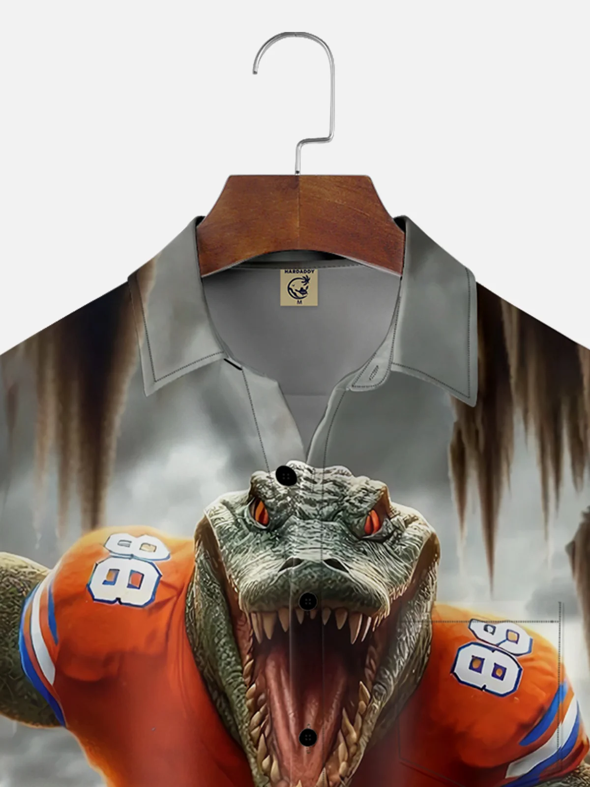 Moisture-wicking Florida State Football Art Gator Chest Pocket Casual Shirt