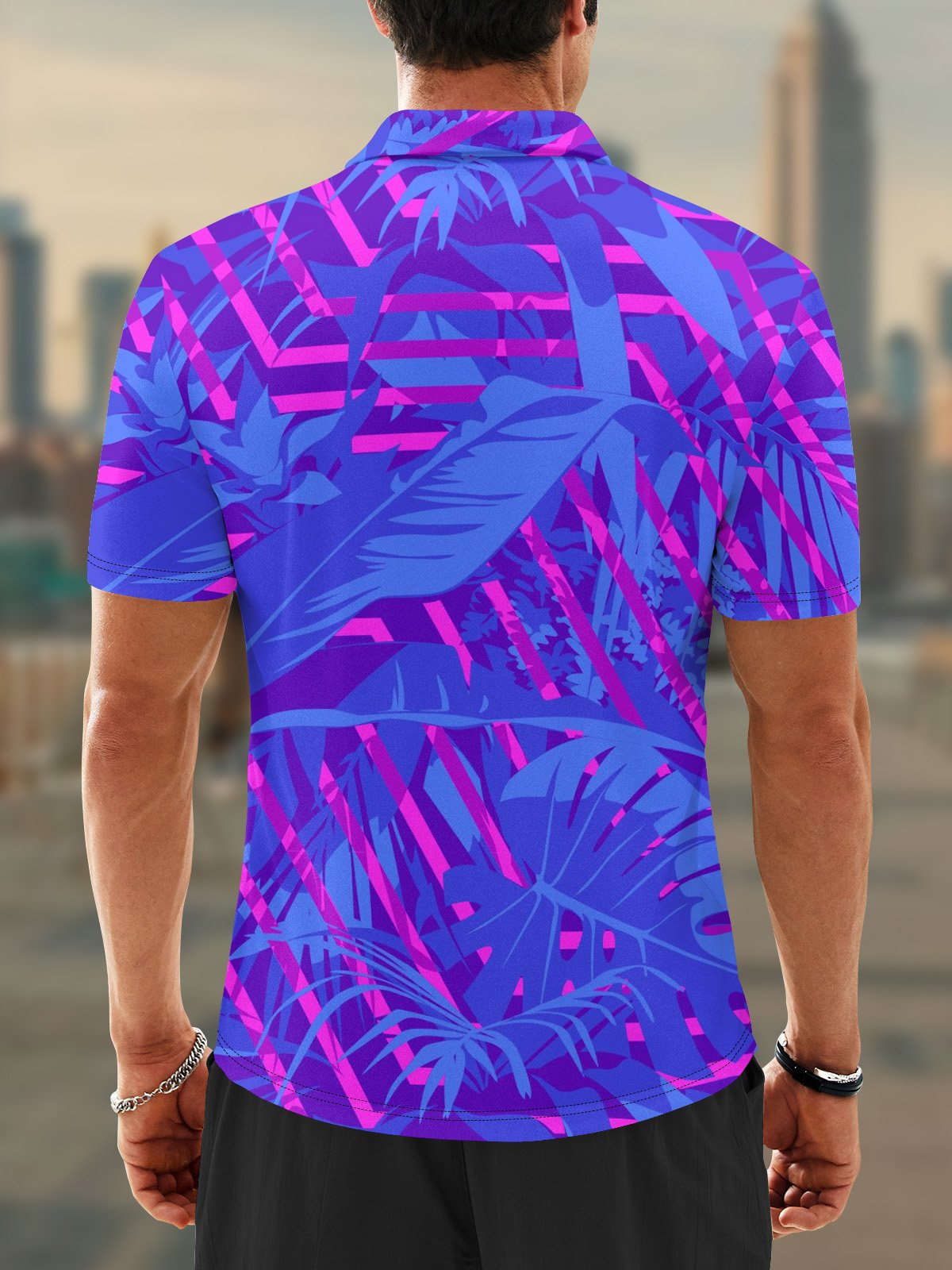 Moisture Wicking Coconut Tree Geometry Trees Golf Polo