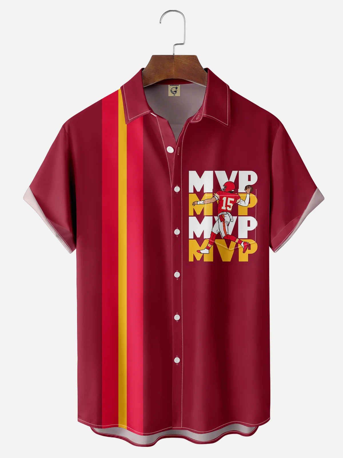 Moisture Wicking USA Football MVP Bowling Shirt