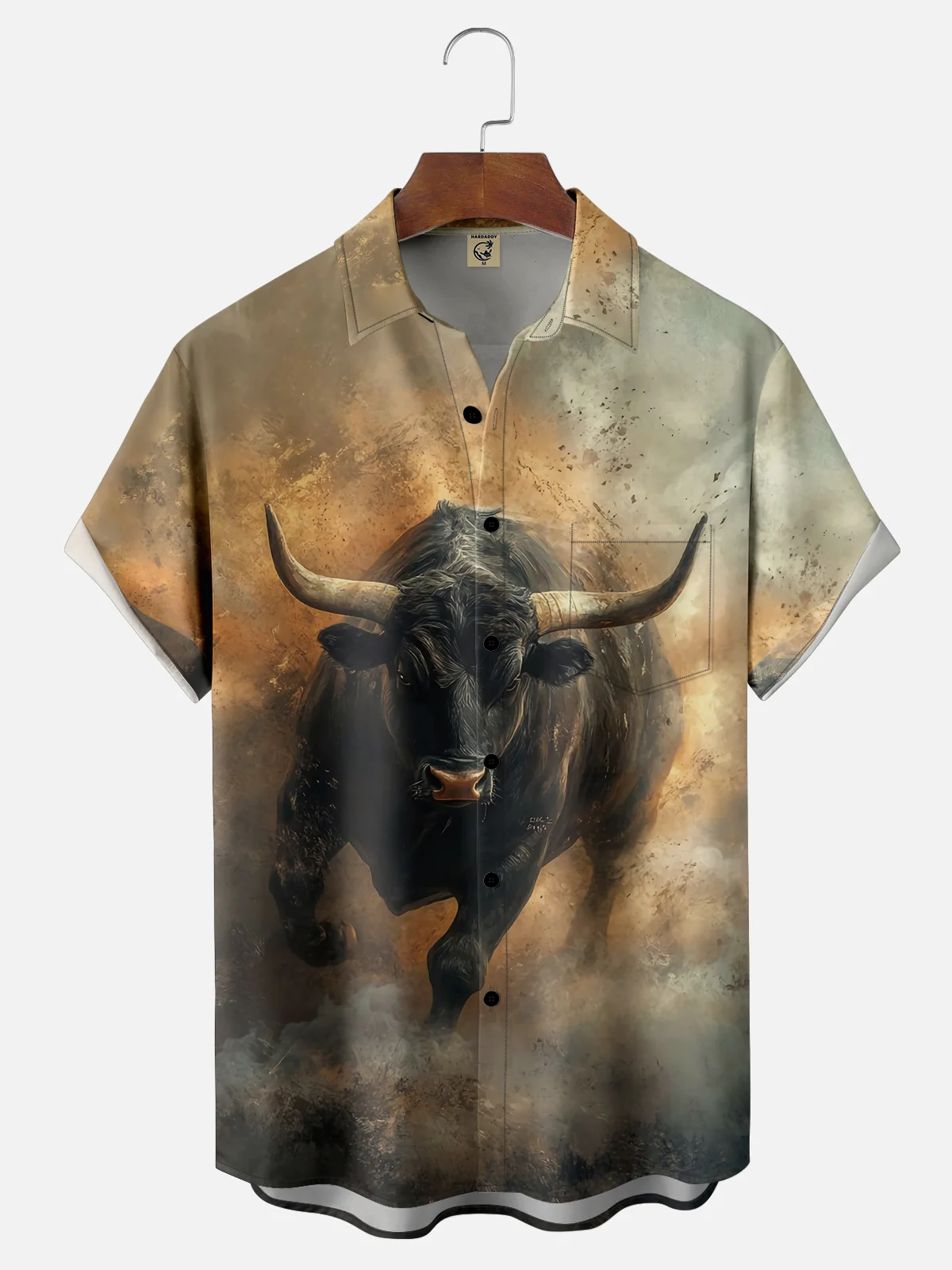 Moisture-wicking Bison Chest Pocket Casual Shirt