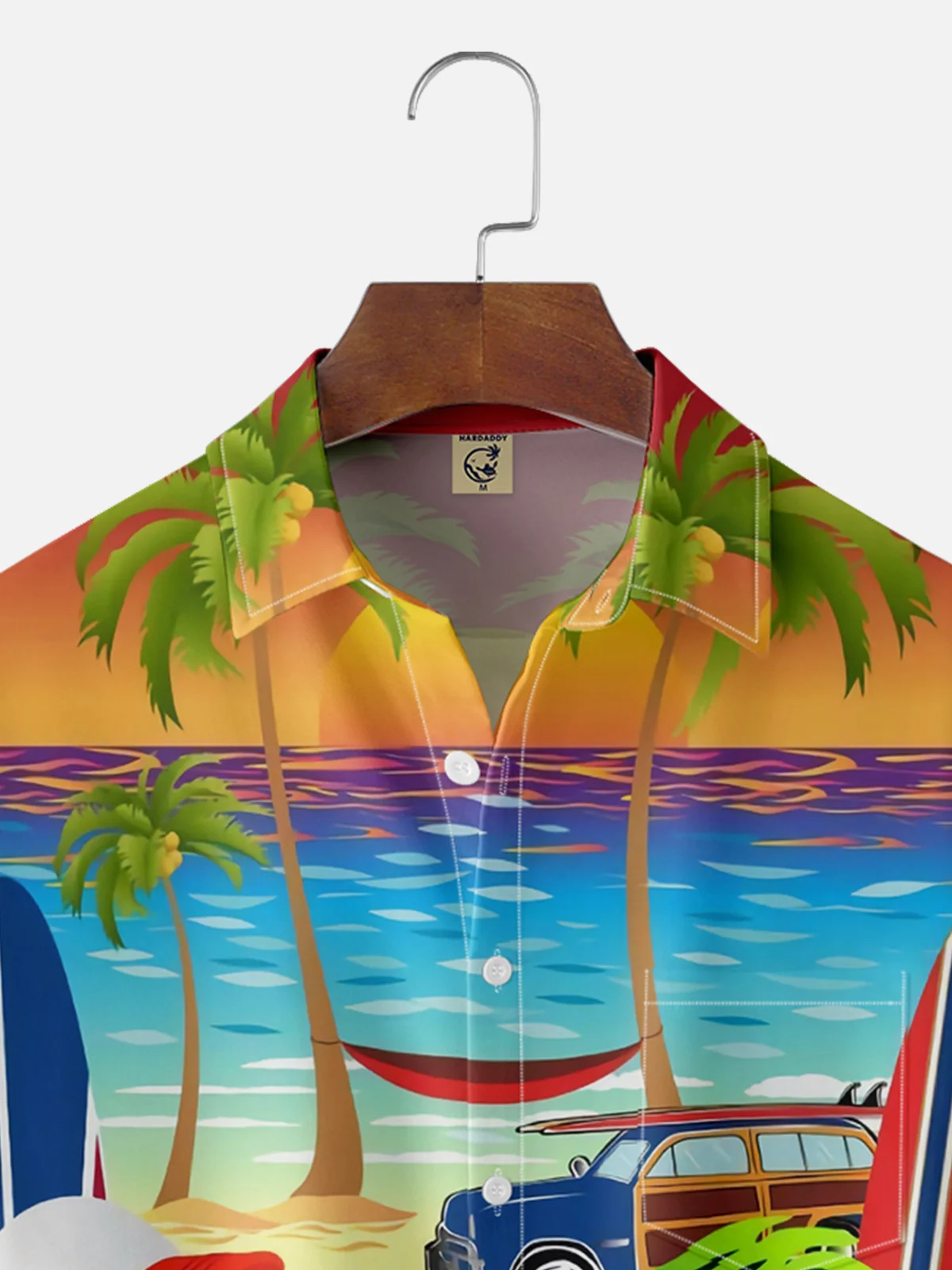 Moisture Wicking Beach Toucan Parrot Vacation Chest Pocket Hawaiian Shirt