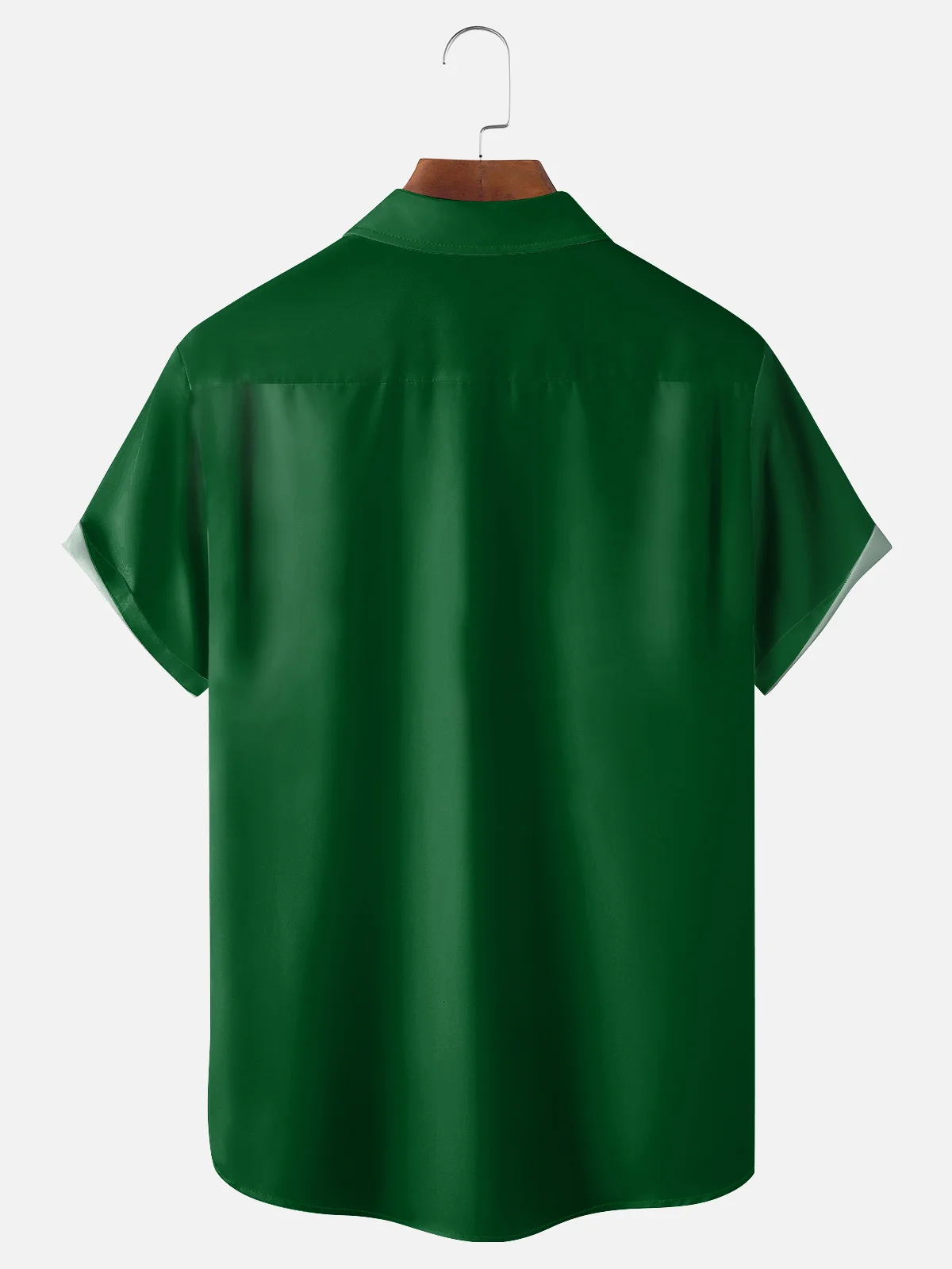 Moisture-wicking Happy St. Patrick'S Day Striped Balloons Chest Pocket Bowling Shirt