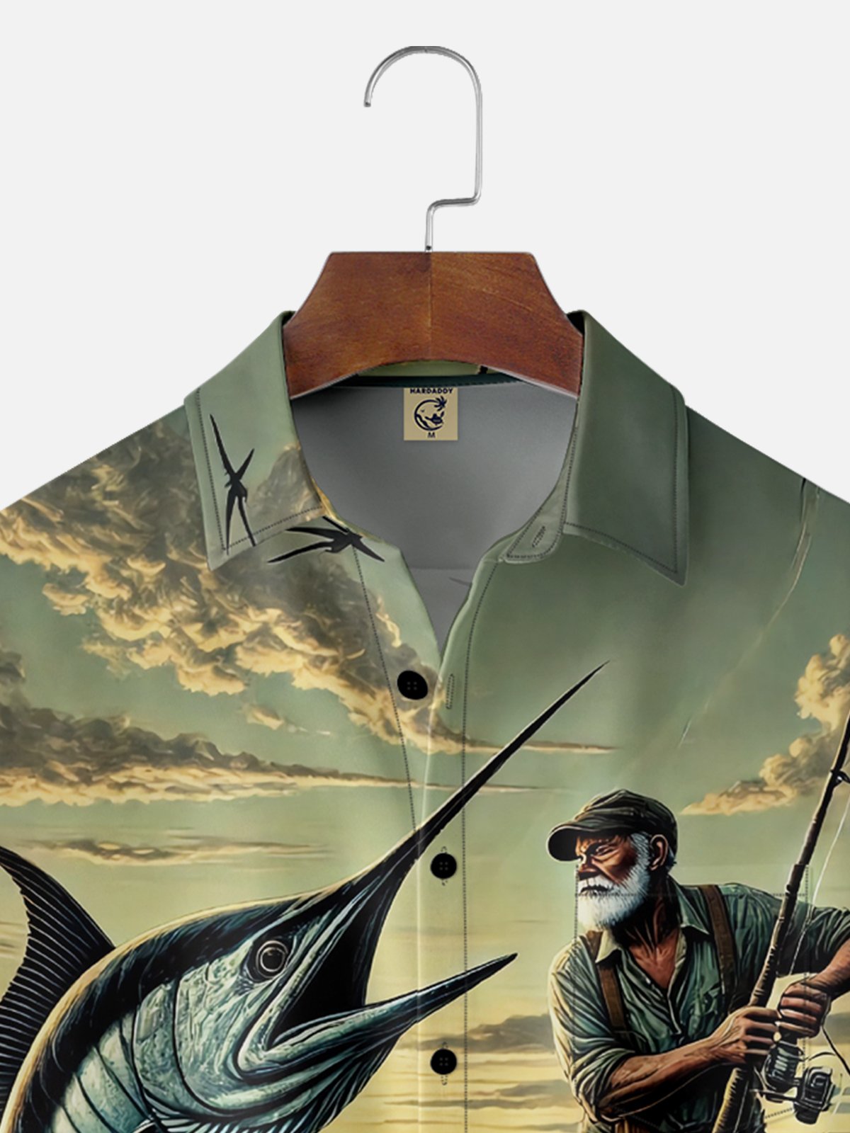 Moisture-wicking Fishing Ocean Chest Pocket Casual Shirt