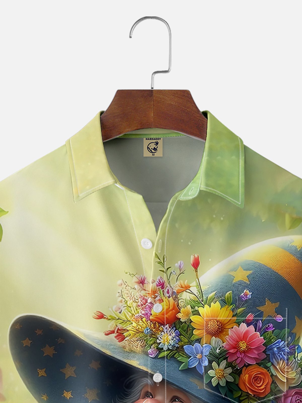 Moisture-wicking Happy Easter Gnome And Egg Art Chest Pocket Casual Shirt