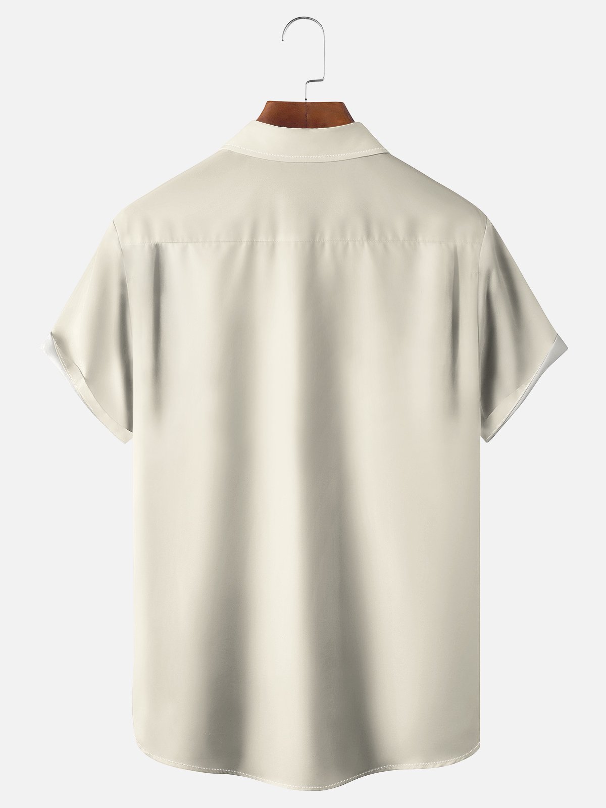 Moisture-wicking Easter Jesus Cross Chest Pocket Bowling Shirt