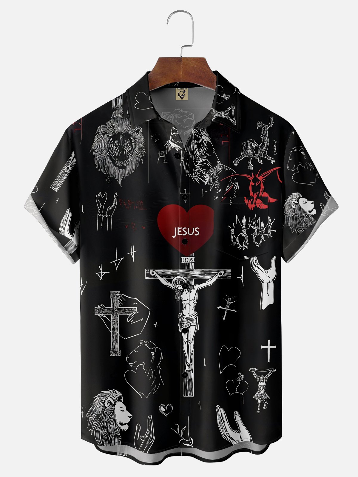 Moisture-wicking Easter Good Friday Jesus Cross Casual Shirt