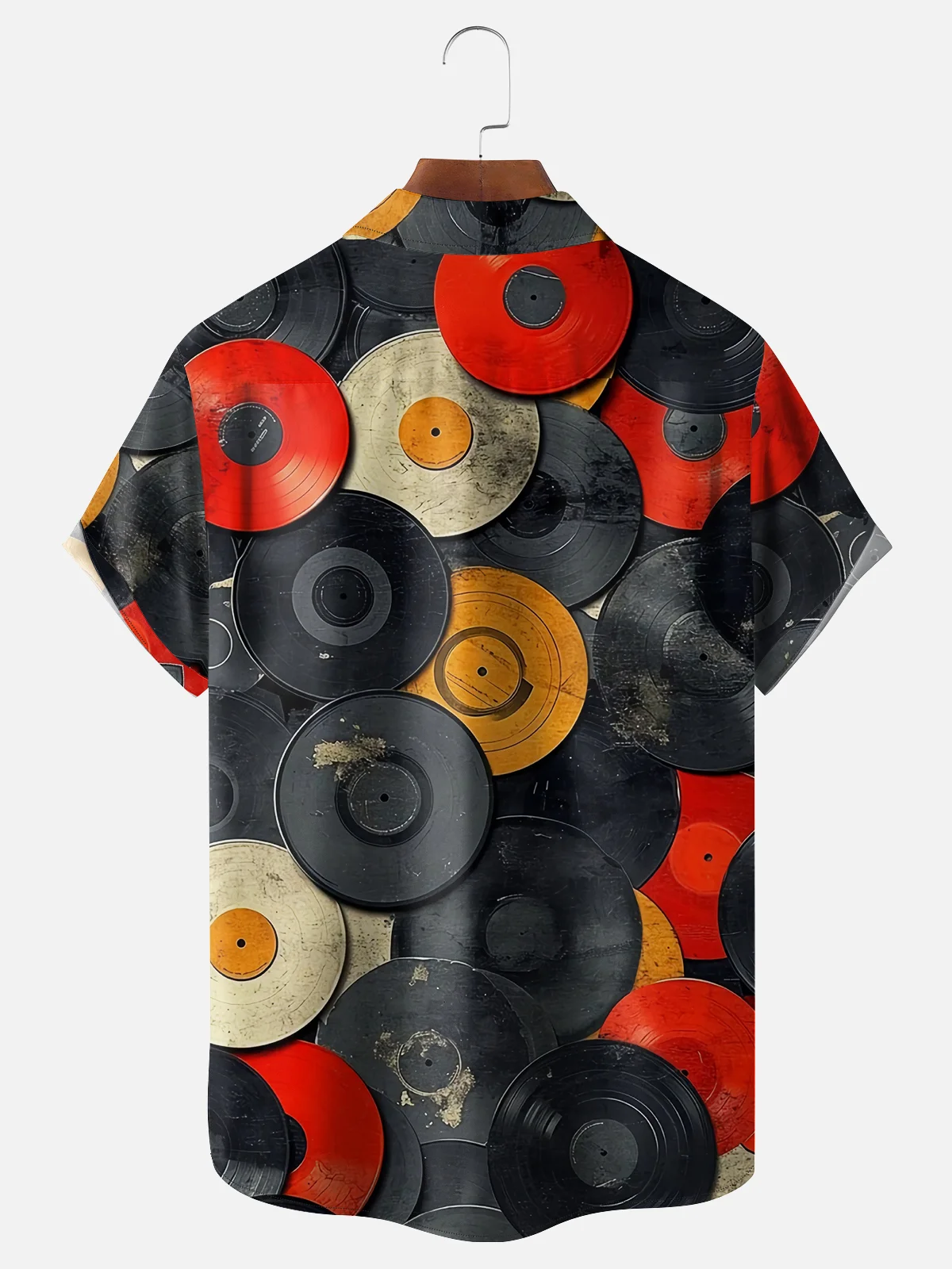 Moisture-wicking Music Recordings Chest Pocket Casual Shirt