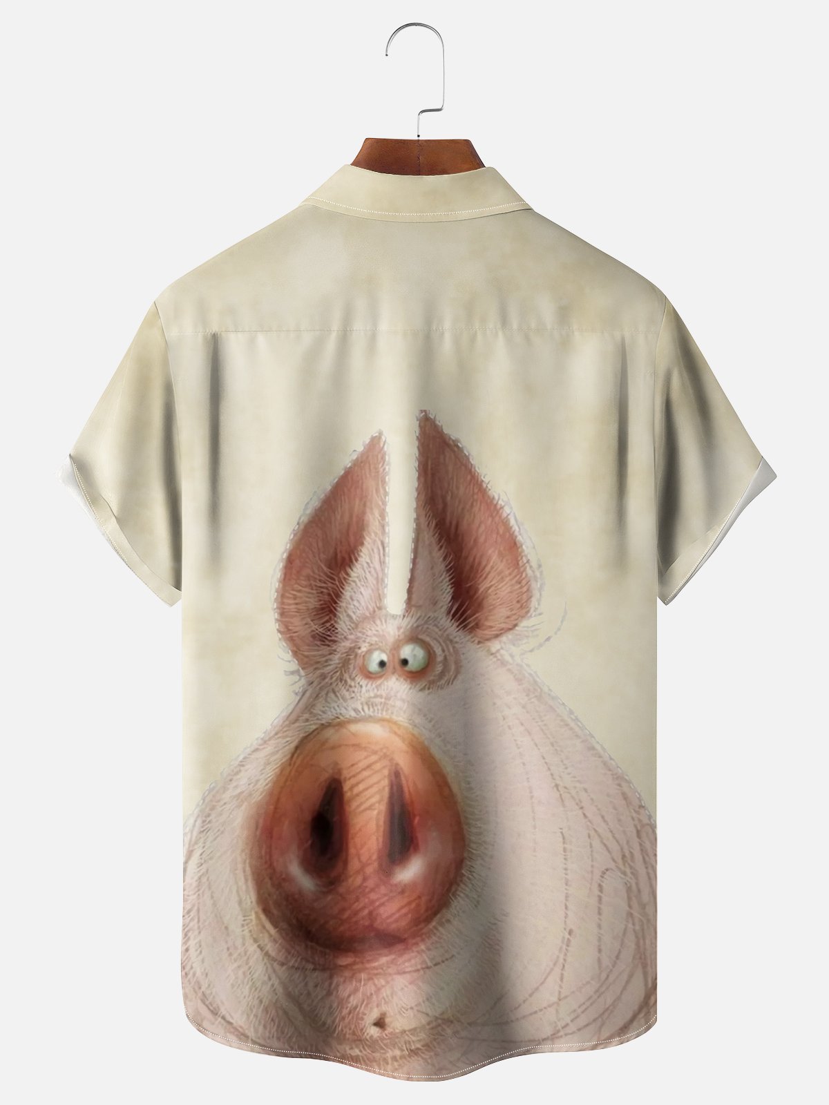 Moisture Wicking Funny Pig Hawaiian Shirt