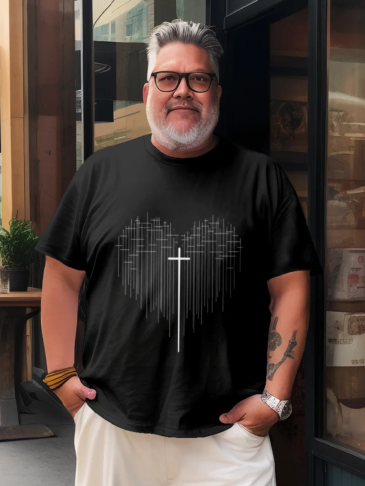 Jesus Cross Heart Easter T-shirt