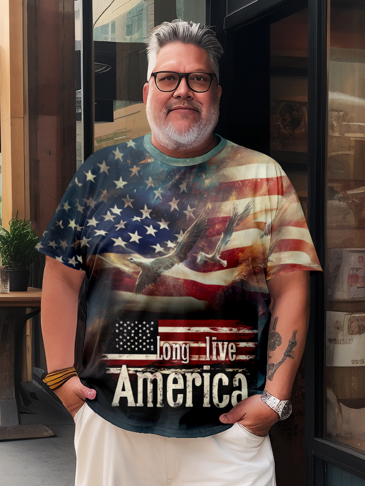 Long Live America National Patriotic T-Shirt