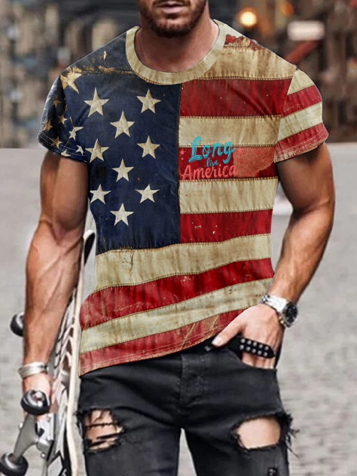 American Flag National Patriotic T-Shirt