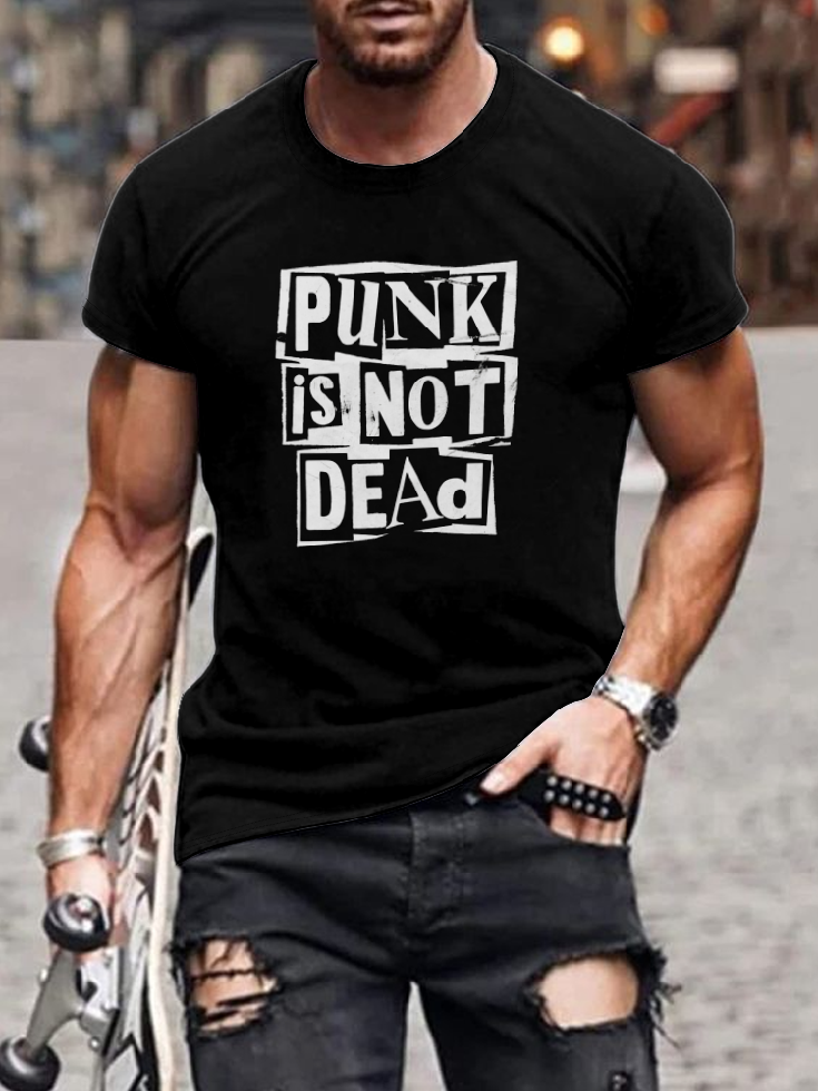 Punk Is Not Dead Rock Music T-shirt