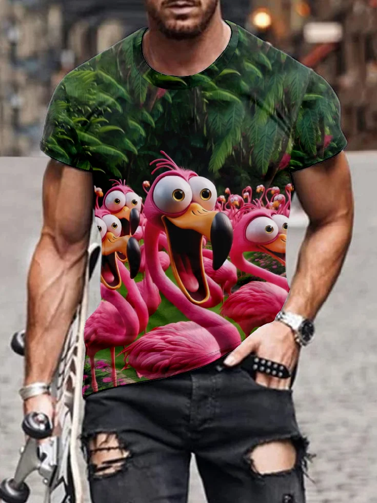 Tropical Flamingo T-shirt