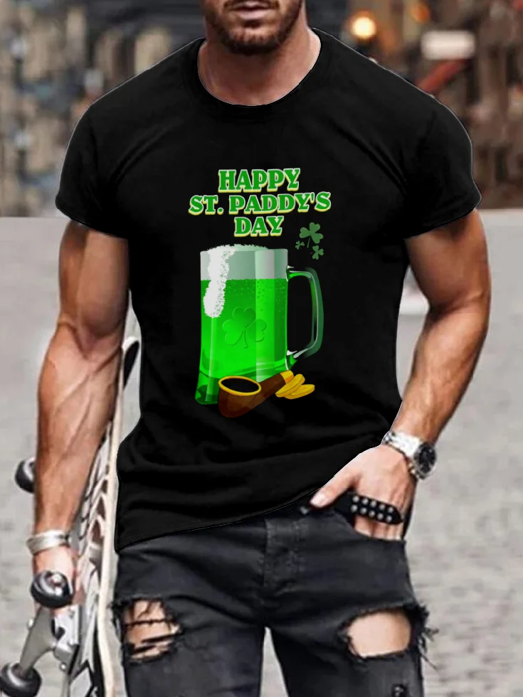 St. Patrick's Day Shamrock Beer T-shirt