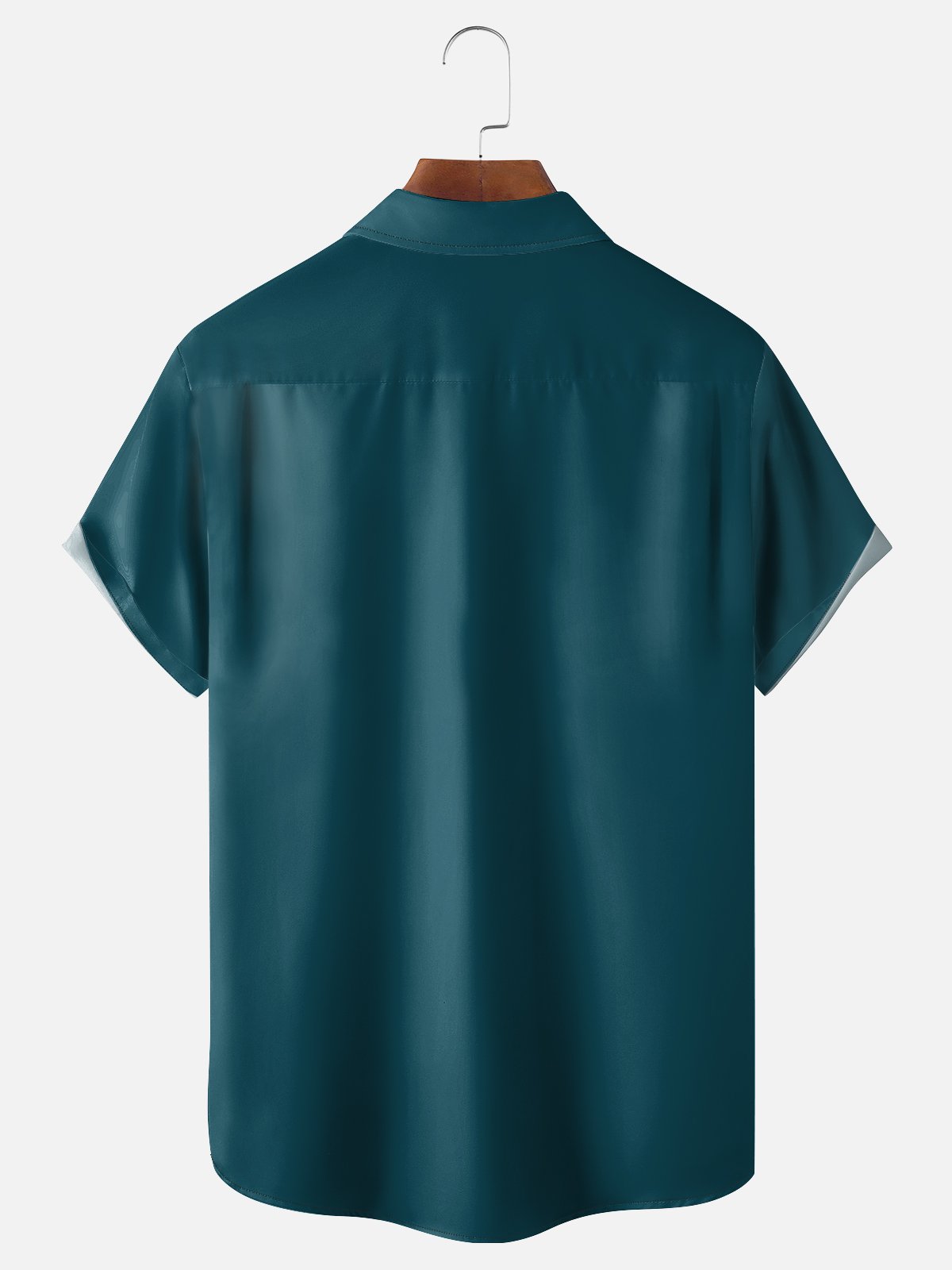Moisture-wicking Guitar Chest Pocket Bowling Shirt