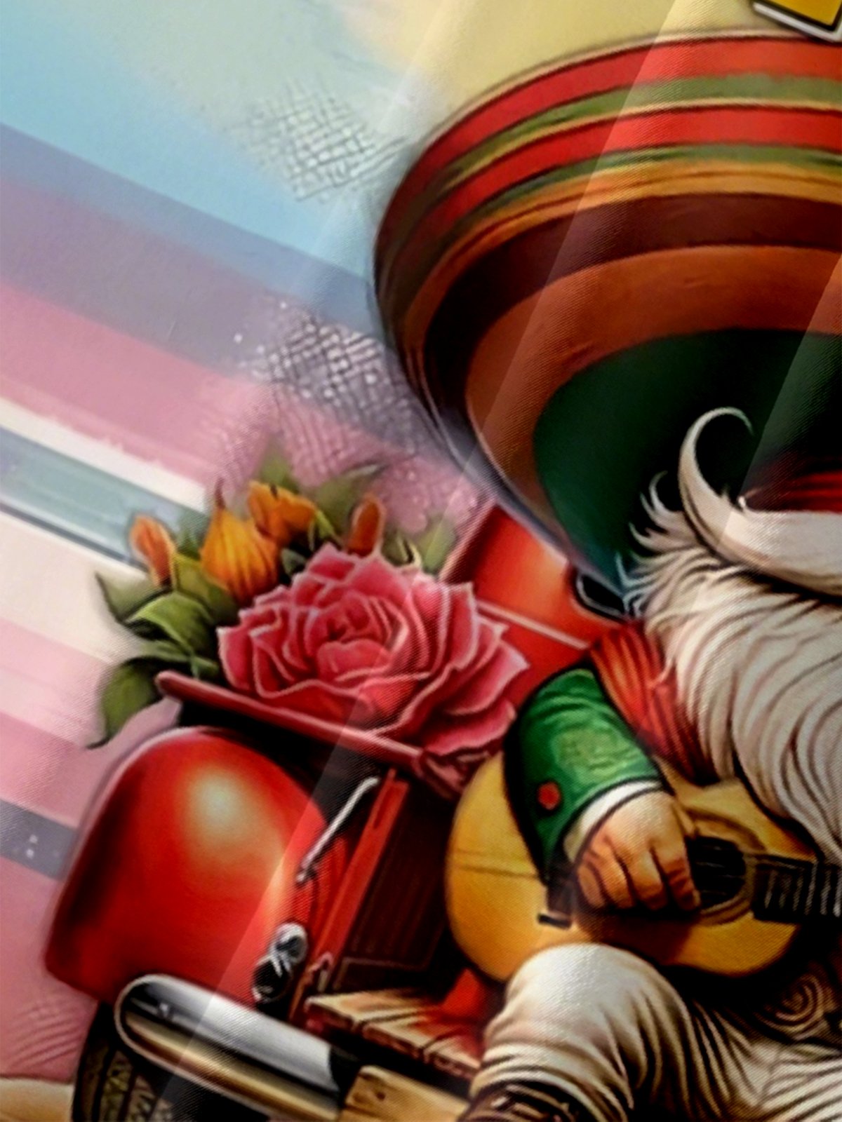 Moisture Wicking Cinco de Mayo Hat Gnome Chest Pocket Hawaiian Shirt