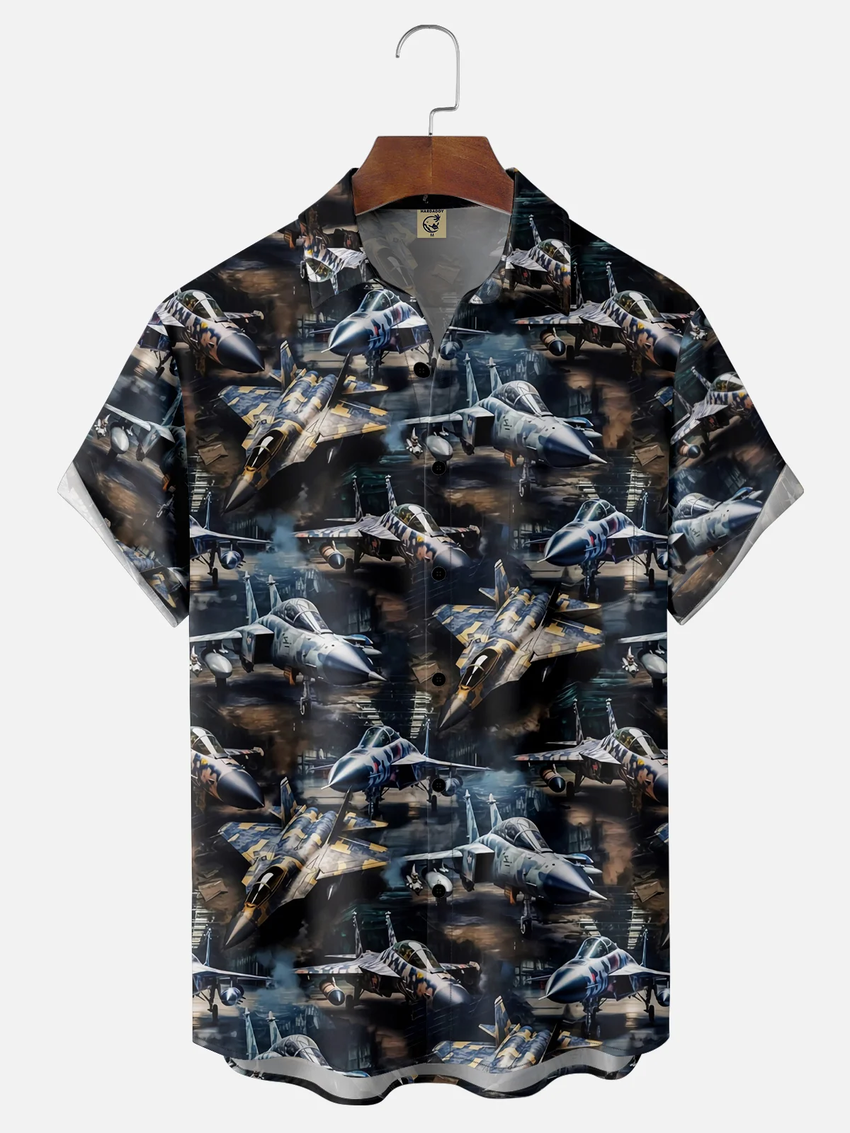 Moisture Wicking Fighter Chest Pocket Hawaiian Shirt