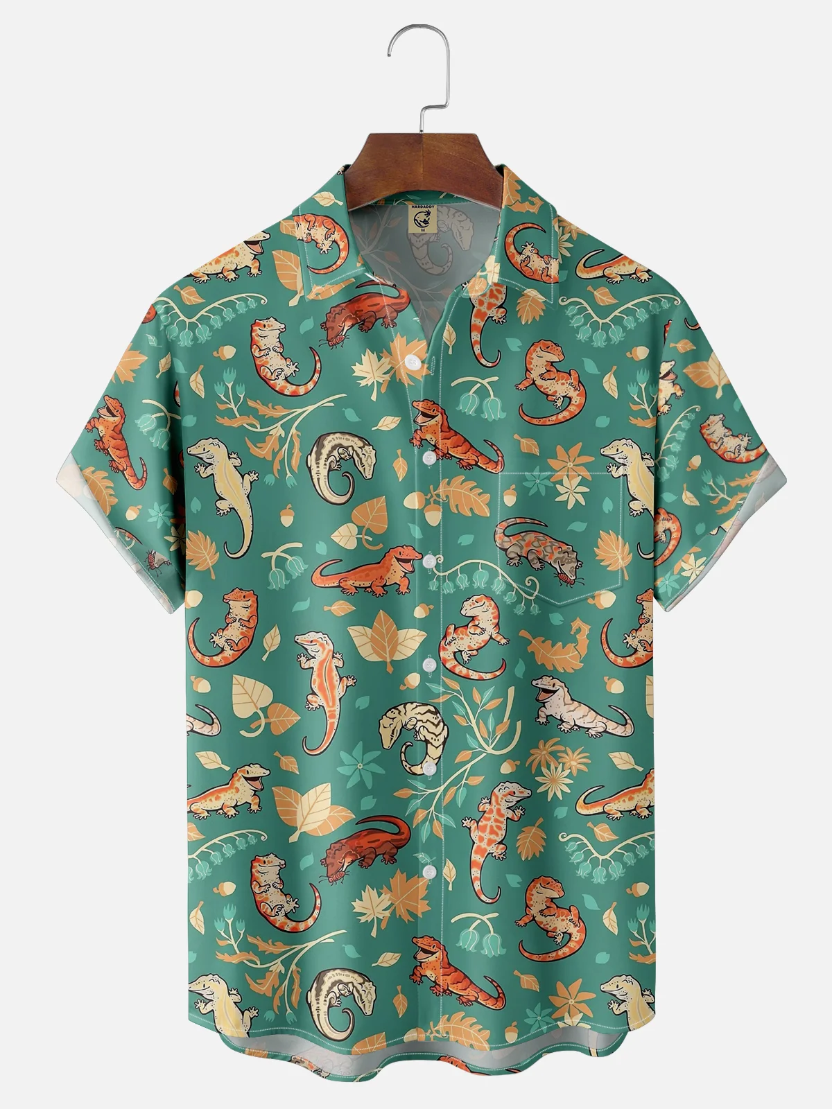 Moisture-wicking Reptile Dysfunction Chest Pocket Casual Shirt
