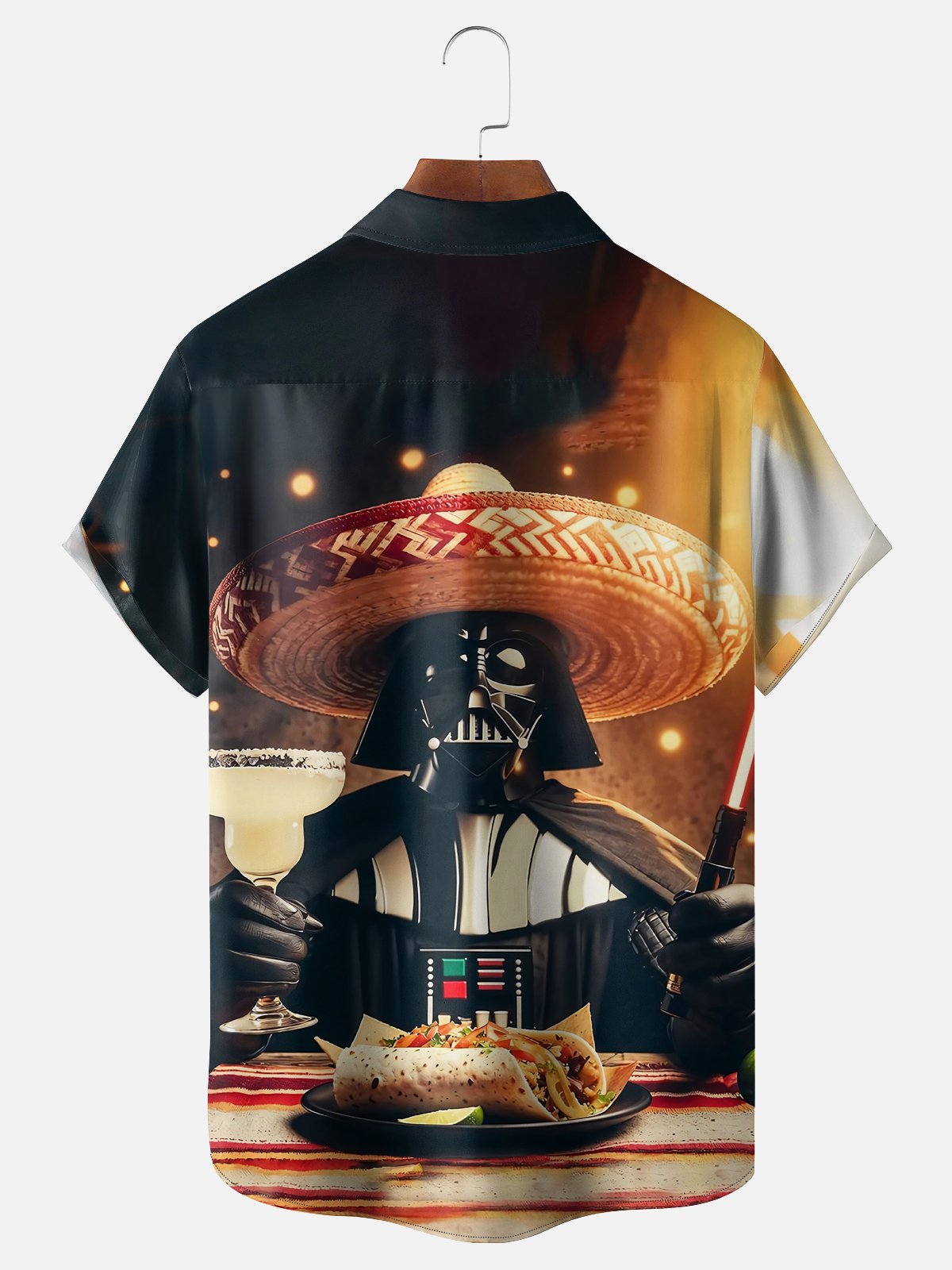 Moisture-wicking Cinco de Mayo Star Warriors Favorite TOCO Chest Pocket Casual Shirt