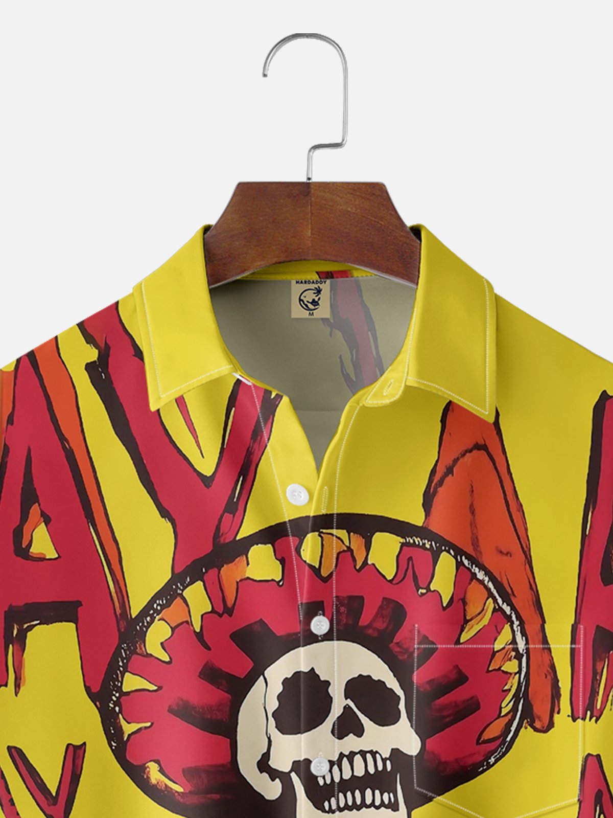 Moisture-wicking Cinco de Mayo Skeleton Guitar Music Chest Pocket Casual Shirt
