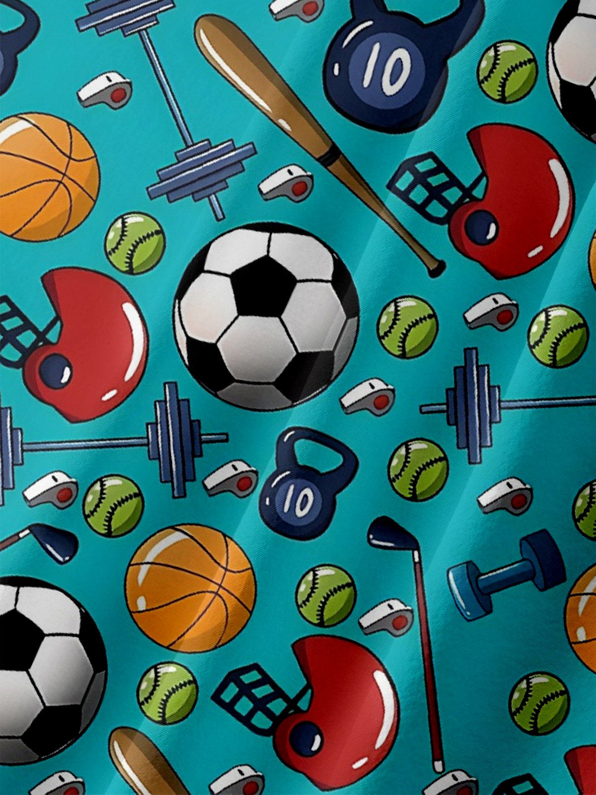 Moisture-wicking Football Baseball Rugby Fun Chest Pocket Casual Shirt