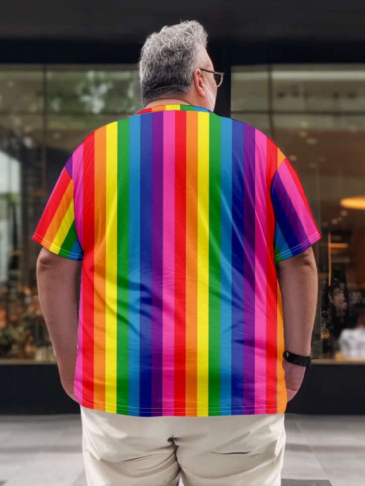 LGBT Rainbow Striped T-shirt