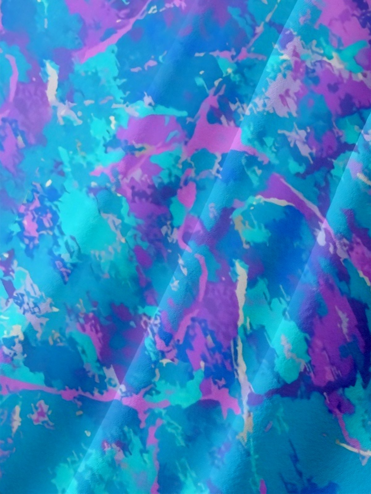 Moisture-wicking Artistic Abstract Chest Pocket Casual Shirt