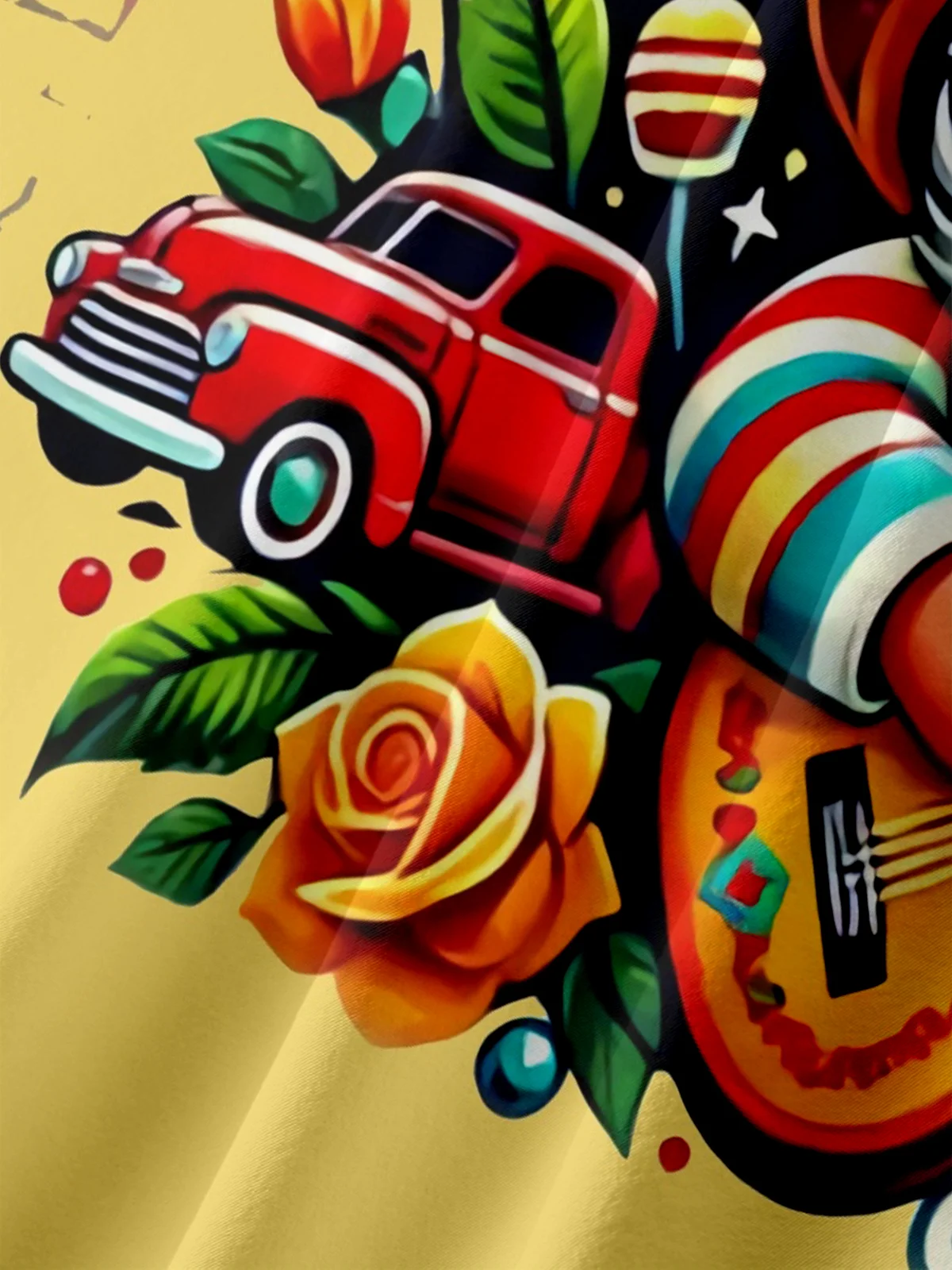 Moisture Wicking Cinco De Mayo Big Hat Gnome Chest Pocket Hawaiian Shirt