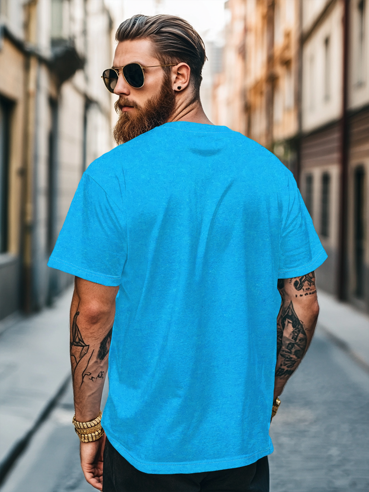 Men's Independence Day Beer Art Fitted T-shirts