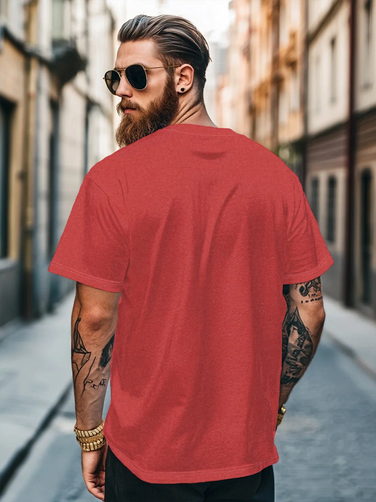 Men's Independence Day Beer Art Fitted T-shirts