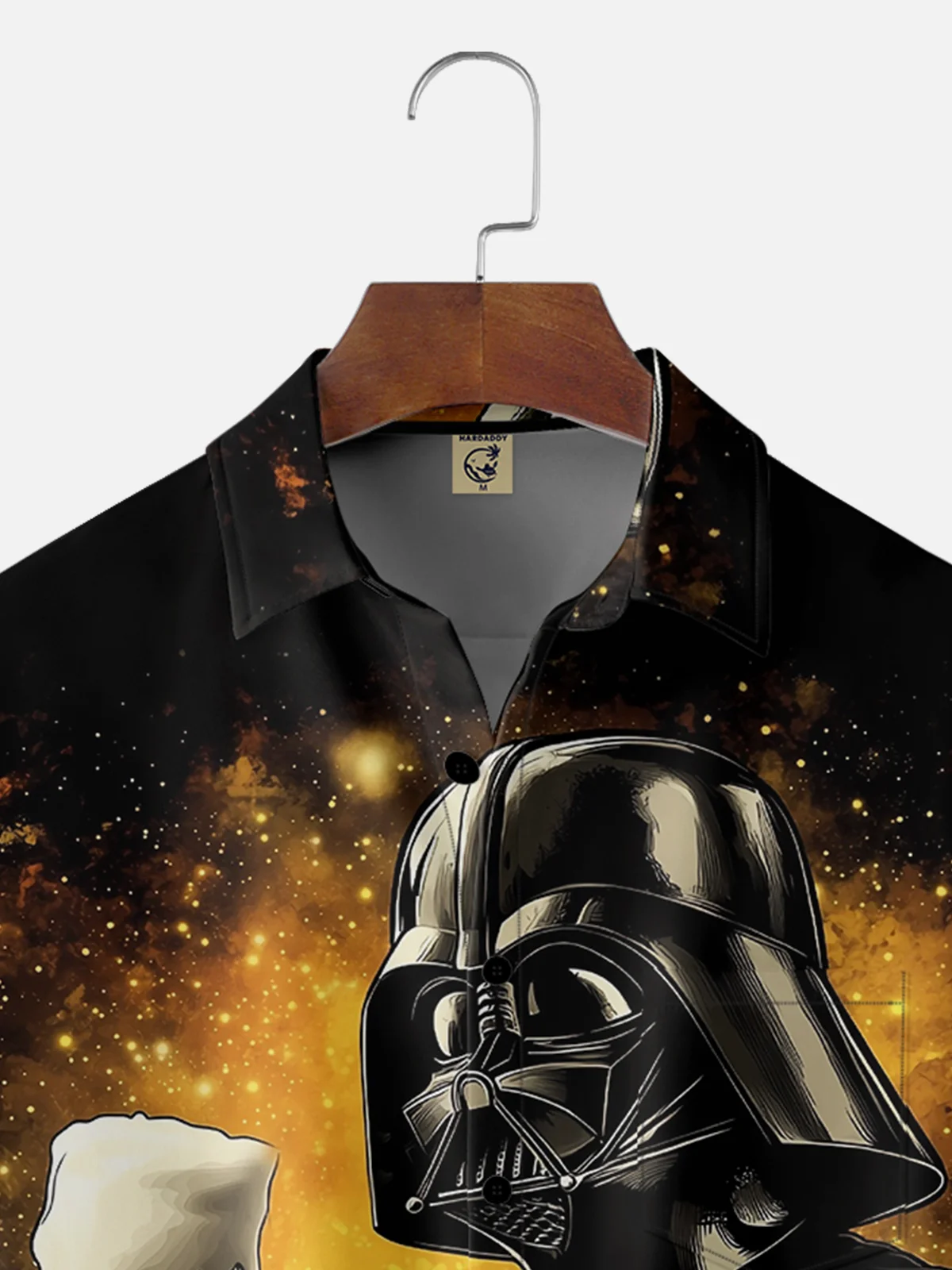 Moisture-wicking Fun Star Beer Wars Chest Pocket Casual Shirt