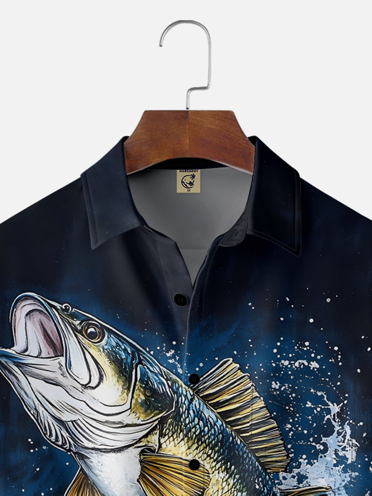Moisture-wicking Fishing Chest Pocket Hawaiian Shirt