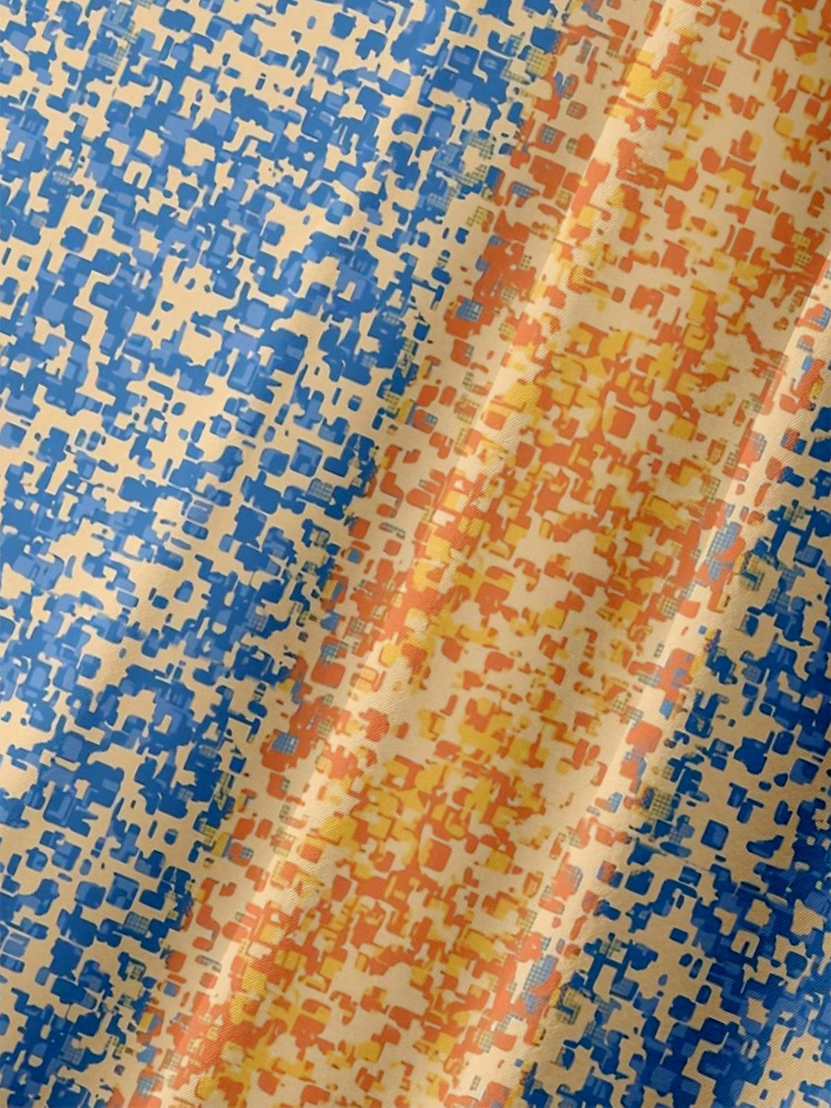 Moisture Wicking Abstract Textured Chest Pocket Hawaiian Shirt