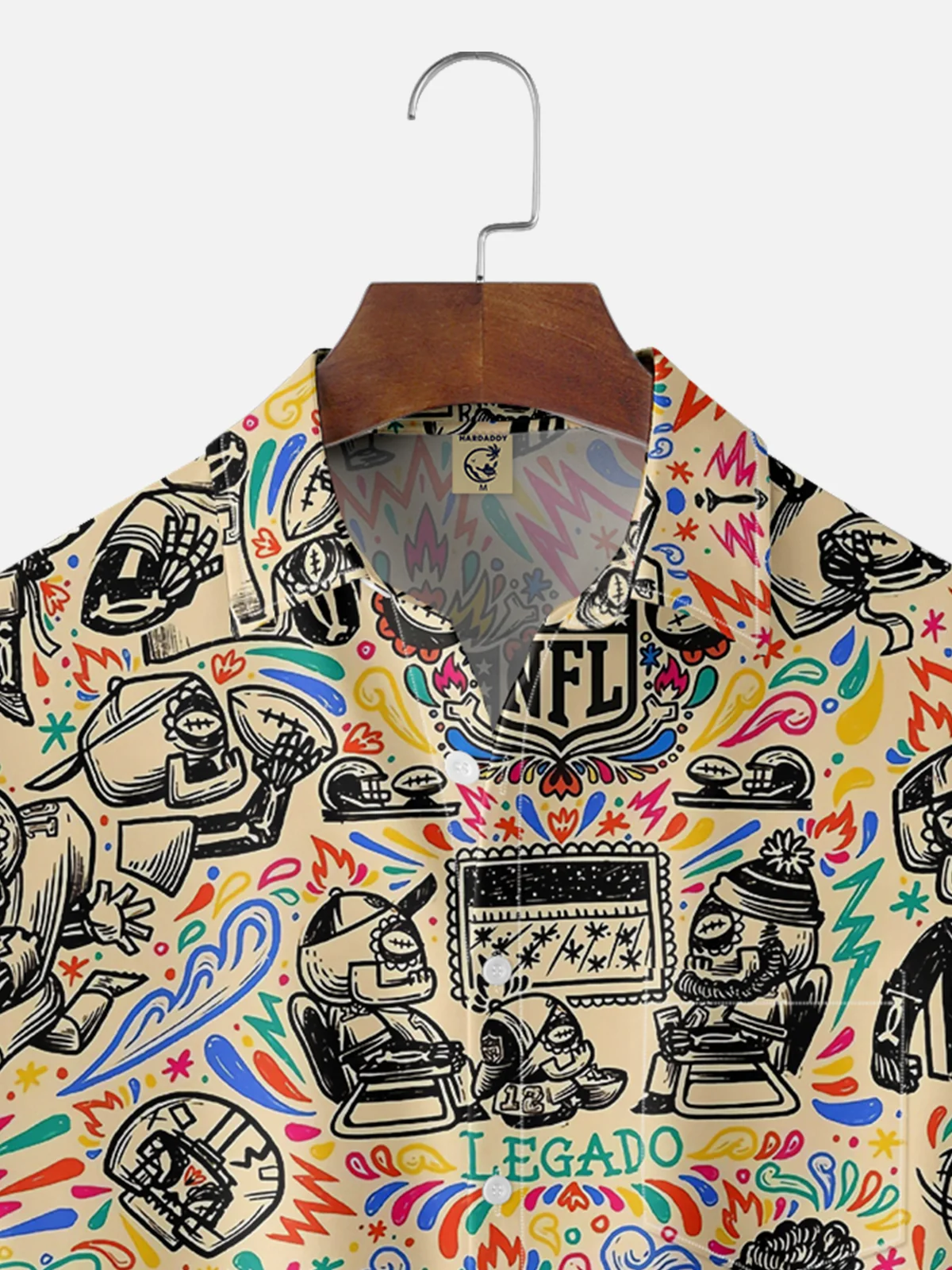 Moisture-Wicking Baseball Game Chest Pocket Hawaiian Shirt