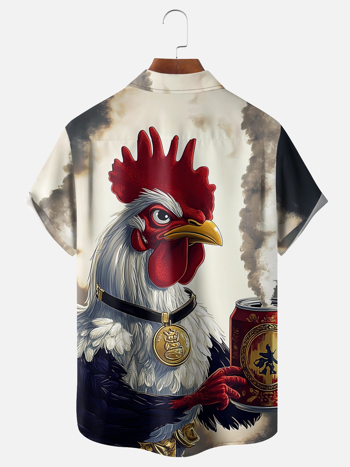 Moisture-wicking Chicken Chest Pocket Casual Shirt