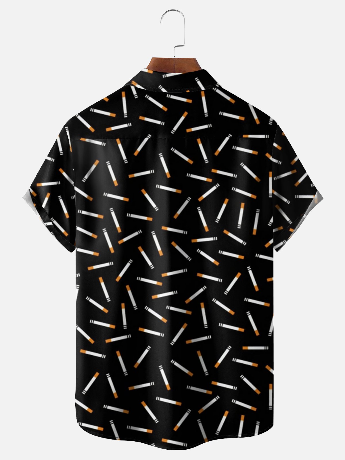 Moisture Wicking Smoke Chest Pocket Hawaiian Shirt