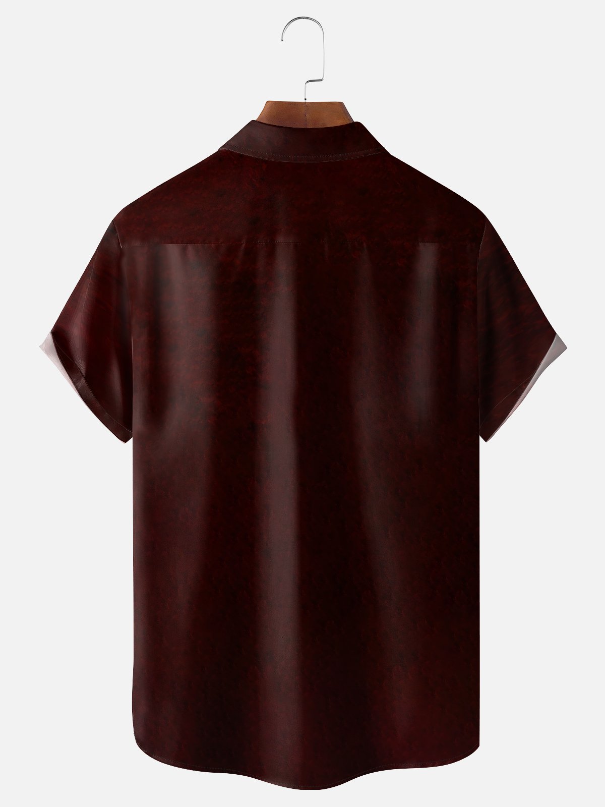Moisture Wicking Canada Day Maple Leaf Chest Pocket Bowling Shirt