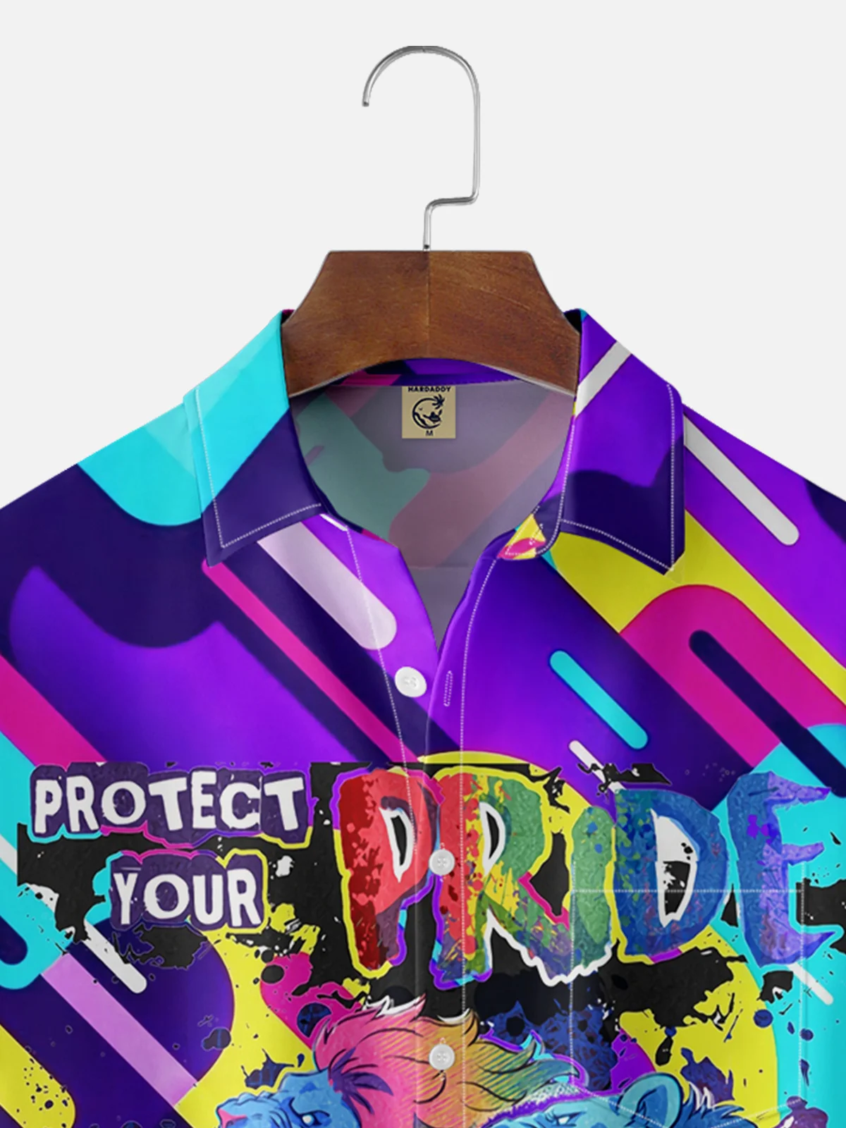 Moisture-wicking Pride Month Animals Chest Pocket Casual Shirt