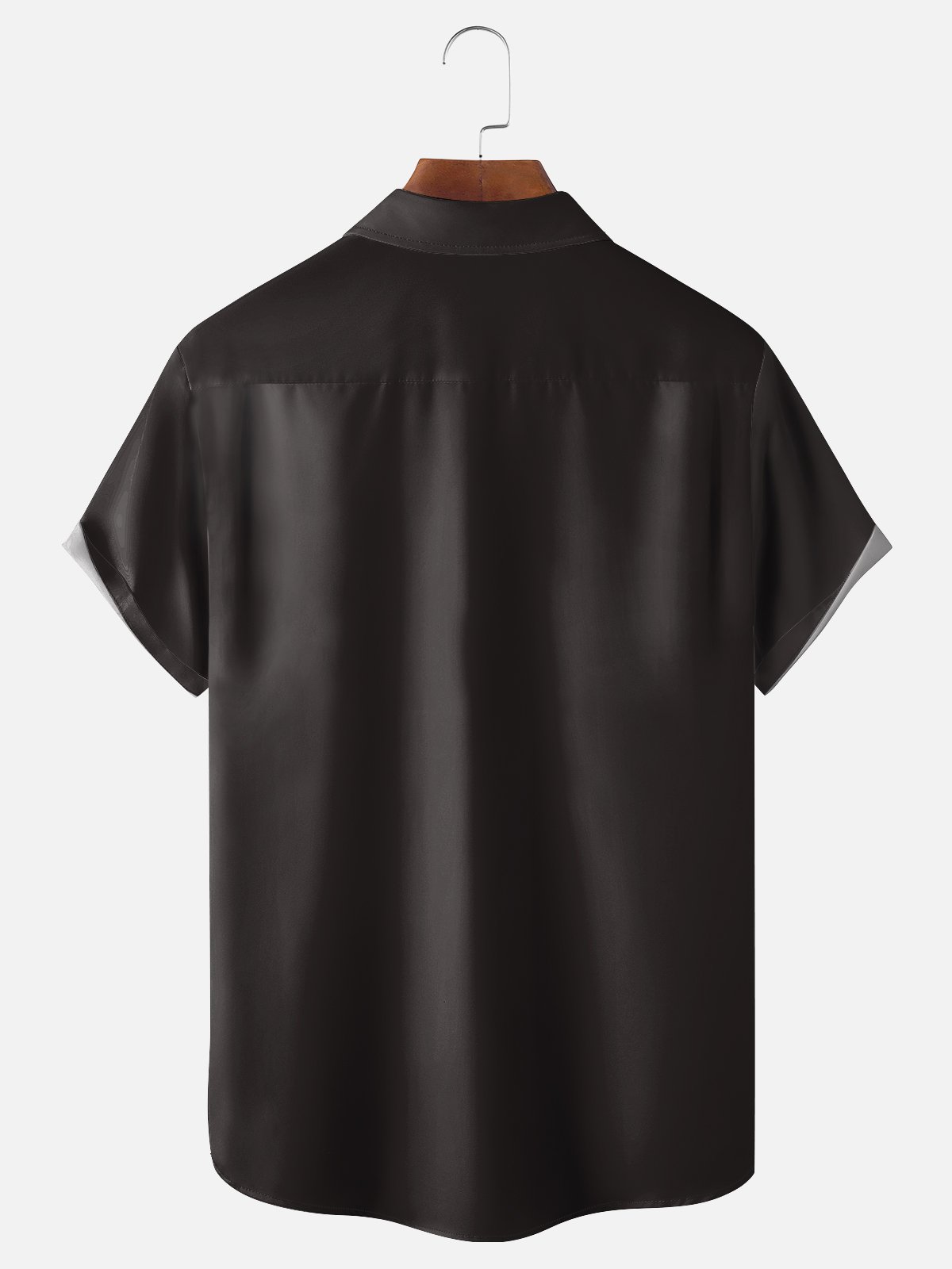 Moisture-wicking Music Festival Lion Sunglasses Stripes Chest Pocket Bowling Shirt