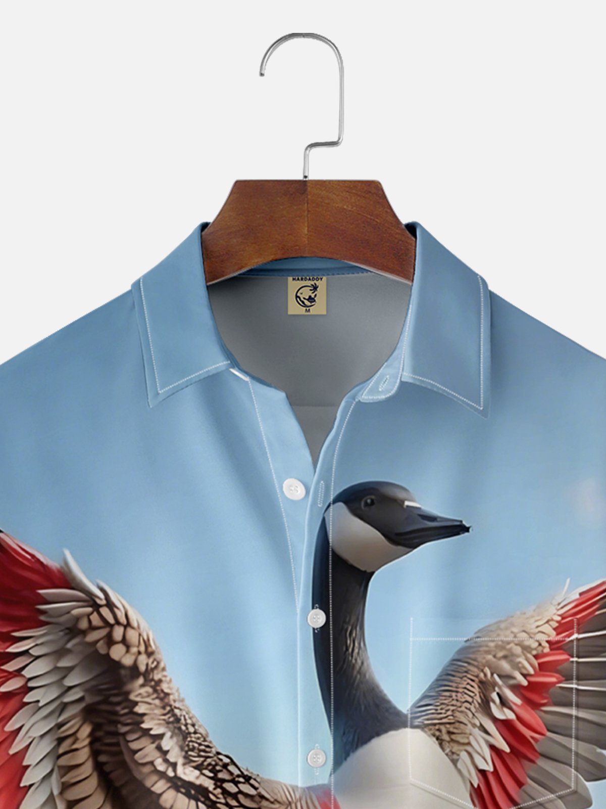 Moisture-wicking Canada Day Flag Funny Chest Pocket Casual Shirt